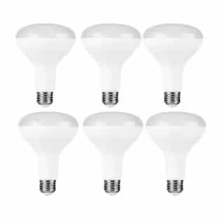 8W LED BR30 Essential Series Bulb, Dimmable, E26, 120V, 2700K, 6-Pack 