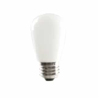 1.4W LED S14 Sign Bulb, Dimmable, E26, 120V, 2400K, White