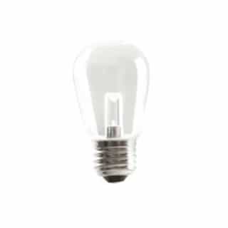 1.4W LED S14 Sign Bulb, Dimmable, E26, 82 CRI, 35 lm, 120V, 2700K, CL