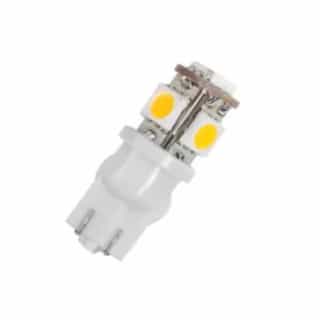 1W LED JC Miniature Bulb, Wedge Base, 82 CRI, 75 lm, 10V-18V, 3000K