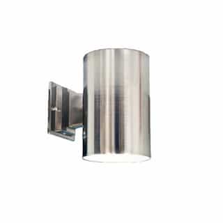 HomEnhancements 9-in 60W Cylinder Wall Mount, Dark Sky, Large, Brushed Nickel
