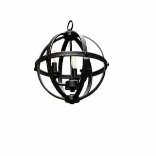 HomEnhancements 60W Hanging Entry Light, 3-Light, Small, E12, Oil Rubbed Bronze