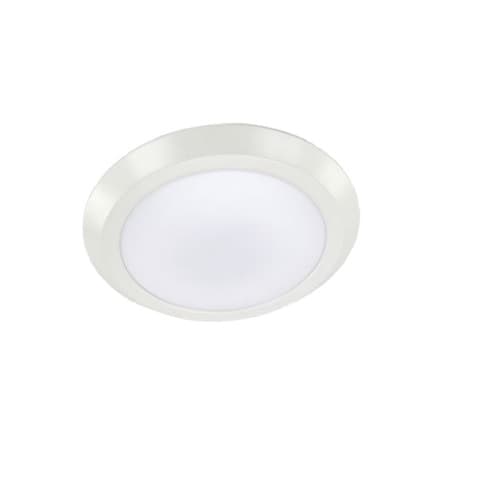 4-in 12W LED Disk Light, Dimmable, 810 lm, White, 3000K