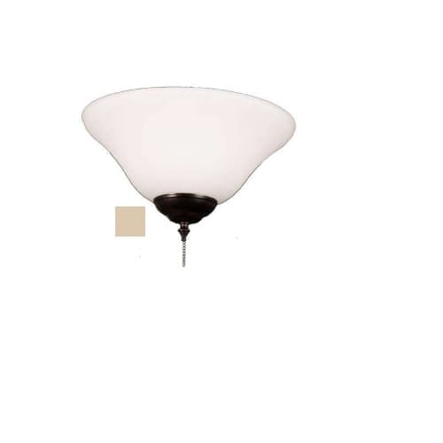 LED Light Kit, 2-Light, Tea Stain Glass, Oil Rubbed Bronze