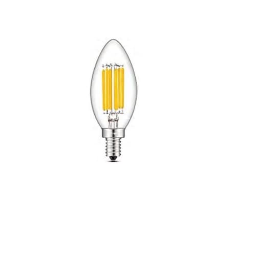 4W LED B10 Bulb, Torpedo Tip, E12, Dimmable, 300 lm, 2700K