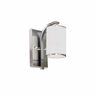 HomEnhancements 60W Lexington Wall Sconce, Clear Glass, Oil Rubbed Bronze