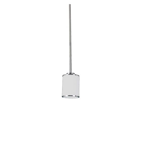 HomEnhancements 44-in 60W Lexington Mini Pendant, Clear Glass, Brushed Nickel