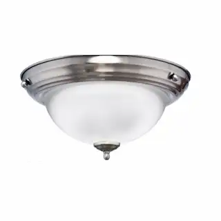 Replacement Glass for CF Series Flush Mount Lights, White
