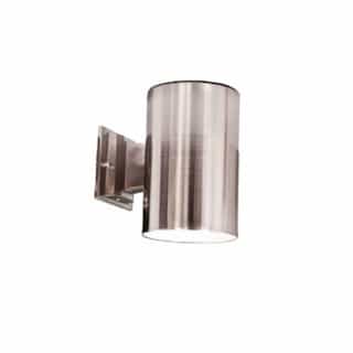 7-in 13W LED Wall Cylinder, Dark Sky, Small, Brushed Nickel