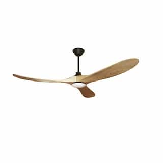 HomEnhancements 60-in Light Maple Blades for Malibu Ceiling Fan, 3-Blades
