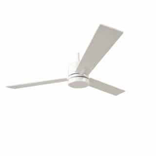 HomEnhancements 52-in Ceiling Fan w/ Light Kit, 3-Speed, 5748 CFM, White, 3000K