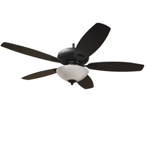 HomEnhancements 52-in Ceiling Fan, 3-Speed, 4900 CFM, Black