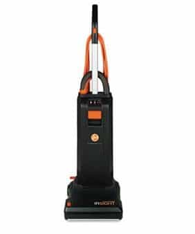 10A Black Insight Bagged Upright Vacuum Cleaner w/ 15" Path