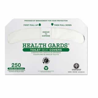 Health Gards Recycled Toilet Seat Covers, White