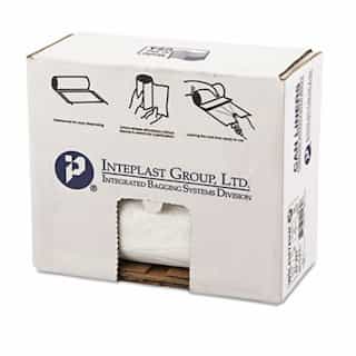 White, 25 Count 56 Gallon .80 Mil Low-Density Can Liner-43 x 47