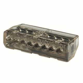Ideal 8-Port In-Sure Push-In Wire Connector, 12 AWG, Black, Jar of 100