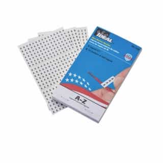 Solid A-Z Wire Marker Booklet, 45 each
