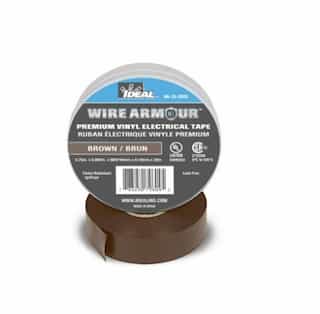 Ideal 3/4" Color Coding Electrical Tape, 66' Roll, Brown