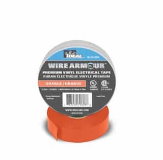 3/4" Color Coding Electrical Tape, 66' Roll, Orange