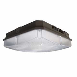 40W LED Canopy Light, Parking Garage Wide, 5093 lm, 347V-480V, 4000K