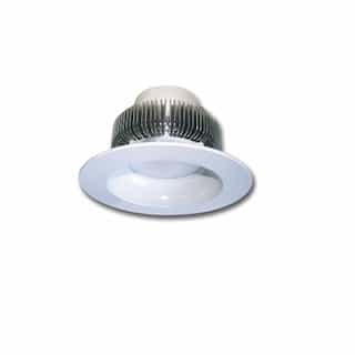 6-in 15W LED Downlight Retrofit, Dimmable, 1100 lm, 120V, 2700K, White