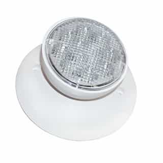 ILP Lighting 1.7W Emergency Light Remote Head, Single Head, High Output, White