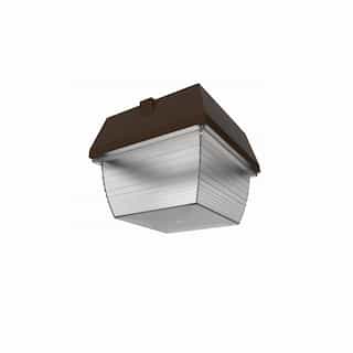 ILP Lighting 60W LED Garage Canopy Light, 250W MH Retrofit, Dimmable, 5900 lm, 5000K, Bronze