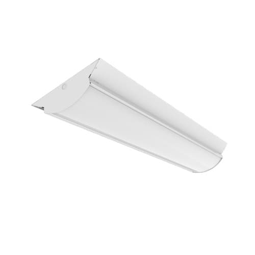 4-ft LED T8 Wide Wrap Fixture, 3-Lamp, Unshunted, Single Ended