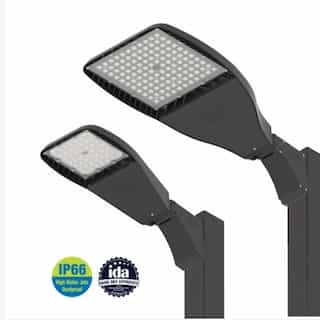ILP Lighting 235W LED Flood Light w/Slipfitter, Wide Forward, 347V-480V, 3000K, BLK