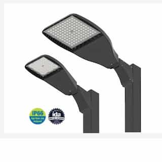 ILP Lighting 110W LED Flood Light w/Slipfitter, Wide Forward, 347V-480V, 5000K, SLV