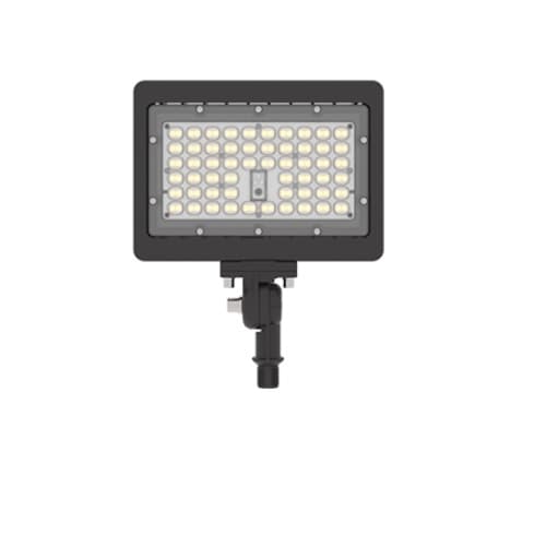 54W LED Flood Light w/ Knuckle, Medium, 120V-277V, Selectable CCT