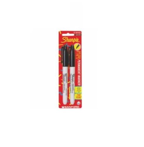 Black Fine Point Permanent Markers
