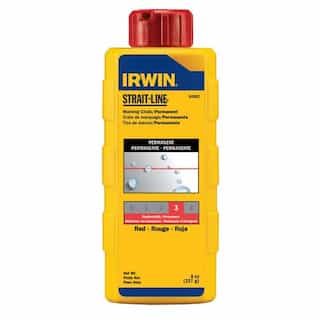 Irwin 8 Oz. Red High Visibility Chalk Refill