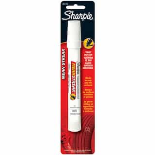 White Sharpie Mean Streak Permanent Marking Sticks