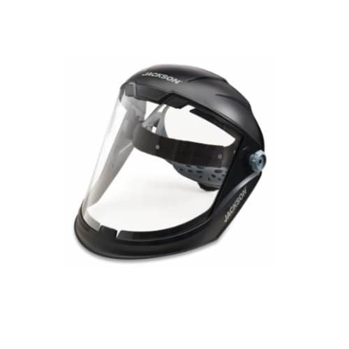 Jackson Tools MaxView Lightweight Premium Face Shield w/ Headgear, Clear