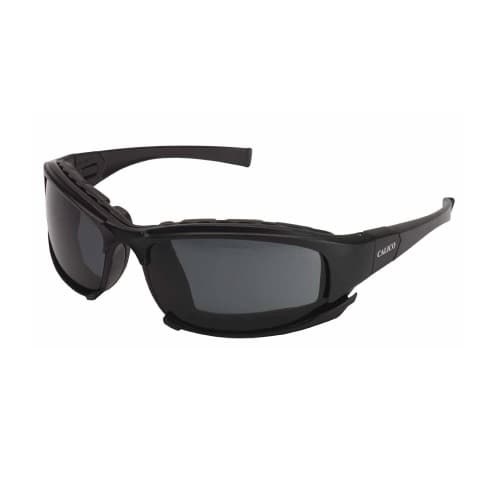V50 Calico Safety Eyewear w/ Smoke Lens, Black Frame