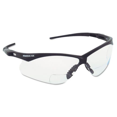 Black Frame Clear Lens V60 Nemesis Rx Safety Eyewear