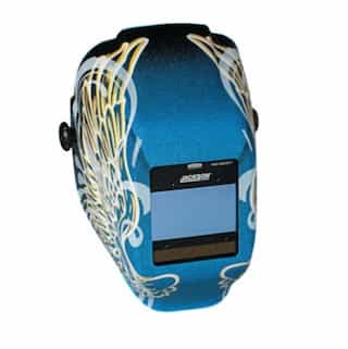 WH40 Insight Variable ADF Welding Helmet, Blue & Gold Wings