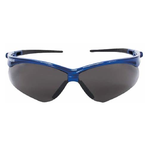 Jackson Tools Blue V30 Nemesis Safety Glasses w/ Smoke Lens