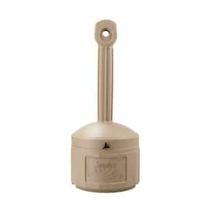 16 qt. Beige Smokers Cease Fire Receptacle