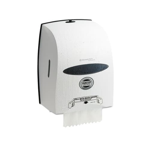 White, WINDOWS SANITOUCH Roll Towel Dispenser-12.6 x 10.2 x 16.1
