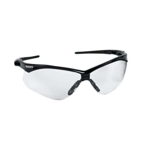 Kimberly-Clark Safety Glasses w/ Clear Anti-Scratch Lens & Black Frame