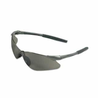 Safety Glasses w/ Clear Anti-Scratch Lens & Gunmetal Frame