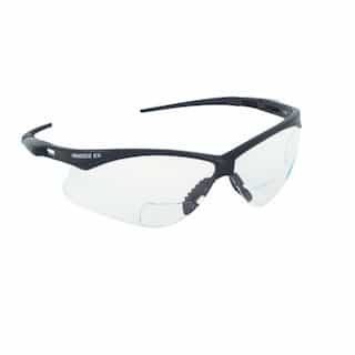 Safety Glasses, 1.5 Diopter, Anti-Scratch Lens, Black