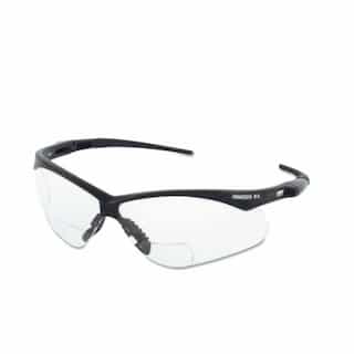 Safety Glasses, 2.5 Diopter, Anti-Scratch Lens, Black