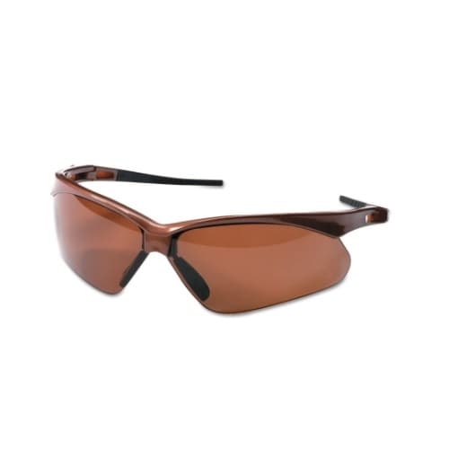 Kimberly-Clark Safety Glasses, Anti-Scratch/Polarized Lens, Brown