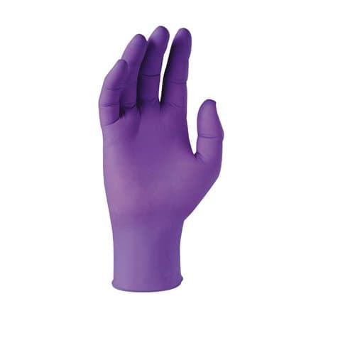 Kimberly-Clark Purple Nitrile-xtra Beaded Cuff Exam Gloves