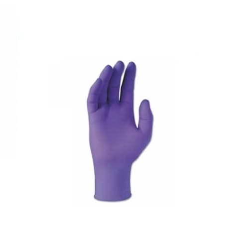 Kimberly-Clark 9.5-in X-Large Nitrile Exam Gloves, Latex-Free, Purple