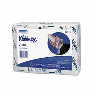 Kimberly-Clark White, KLEENEX C-Fold Paper Towels-10.125 x 13.15