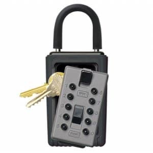 KeySafe Original Portable Push, 3 Key Holder, Assorted